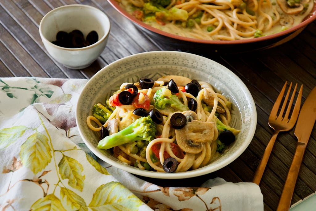 healthy-mushrooms-vegan-carbonara-saudável - 1