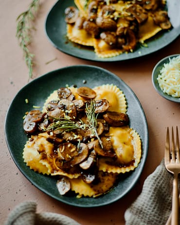 ravioli-lemon-mushrooms-rosemary - 4