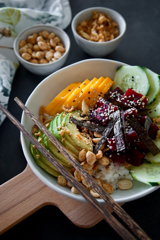 Vegan-Beets-Poke-Bowl-Taça-Sushi-Beterraba-Saudável - 8