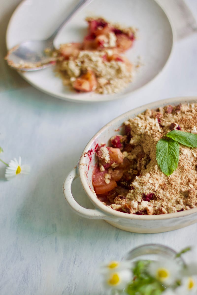 healthy-dessert-apple-red berries-crumble-sobremesa-saudável-maçã-frutos vermelhos-18